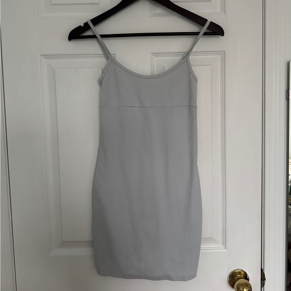 Sunday Best Dresses & Skirts - Aritzia Sunday Best Spaghetti Strap Bodycon Dress in Light Blue